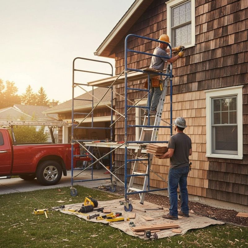 Cedar Shake Siding Repair